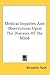 Medical Inquiries and Observations Upon the Diseases of the Mind