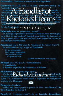 A Handlist of Rhetorical Terms (Paperback)