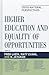 Higher Education and Equality of Opportunity by Frederick A. Lazin