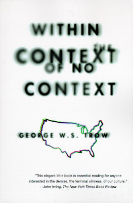 Within the Context of No Context (Paperback)