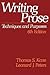 Writing Prose: Techniques a...