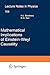 Mathematical Implications of Einstein-Weyl Causality (Lecture Notes in Physics, 709)