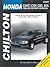 Honda Civic/CRX/Del Sol 1984-95 Repair Manual by Chilton