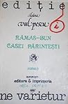 Rămas-bun casei p...