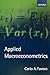 Applied Macroeconometrics