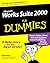 Microsoft Works Suite 2000 For Dummies (For Dummies Series)
