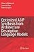 Optimized ASIP Synthesis from Architecture Description Language Models