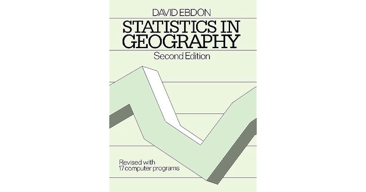 Statistics in Geography A Practical Approach Revised with 17