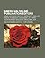 American Online Publication Editors; Eric Flint, Henry Louis Gates, Mike Resnick, Lou Anders, Dave Eggers, Mike Edison, Drew Curtis