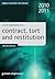 Core Statutes on Contract, Tort and Restitution 2010-11 (Palgrave Core Statutes)