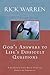 God's Answers to Life's Difficult Questions Bible Study Guide