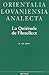 La Quietude de l'Intellect (Orientalia Lovaniensia Analecta) (French Edition)
