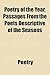 Poetry of the Year, Passages from the Poets Descriptive of the Seasons