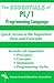 Essentials of Pl1 Programming