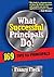 What Successful Principals Do