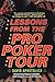Lessons From The Pro Poker Tour