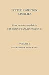 Little Compton Families. Little Compton, Rhode Island. Volume I