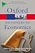 A Dictionary of Economics (Oxford Quick Reference)