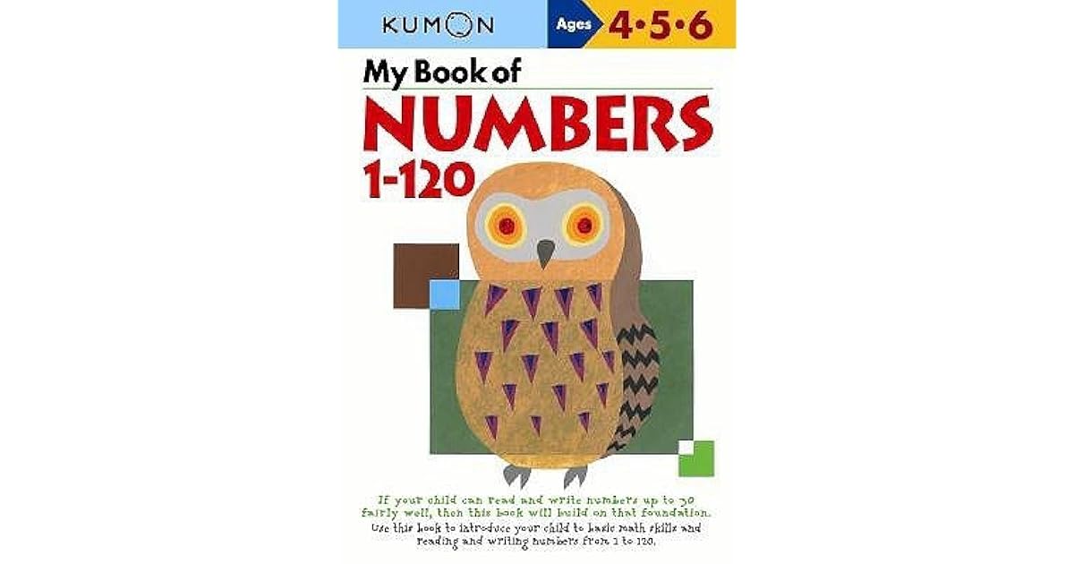Kumon My Book of Numbers 1120 by Kumon Publishing