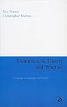 Definition in Theory and Practice: Language, Lexicography and the Law