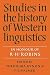 Studies in the History of W...