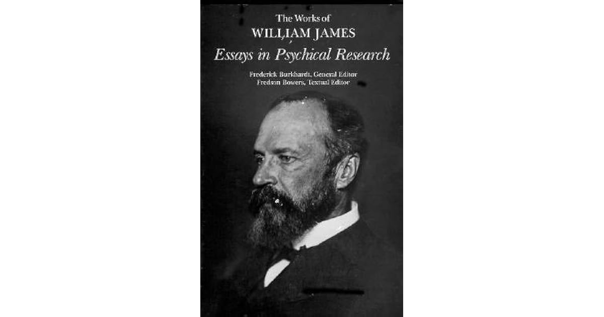 Essays william james image
