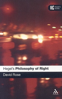 Hegel's 'Philosophy of Right': A Reader's Guide (Reader's Guides)