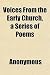 Voices from the Early Church, a Series of Poems