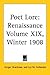 Poet Lore: Renaissance Volu...