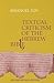 Textual Criticism of the Hebrew Bible by Emanuel Tov