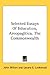 Selected Essays of Education, Areopagitica, the Commonwealth