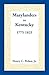 Marylanders to Kentucky by Henry C. Peden Jr.
