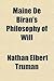 Maine de Biran's Philosophy of Will