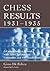 Chess Results, 1931-1935: Comprehensive Record with 1,065 Tournament Crosstables and 190 Match Scores