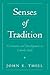 Senses of Tradition: Continuity and Development in Catholic Faith