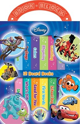 Disney: 12 Board Books (My First Library: Book Block)