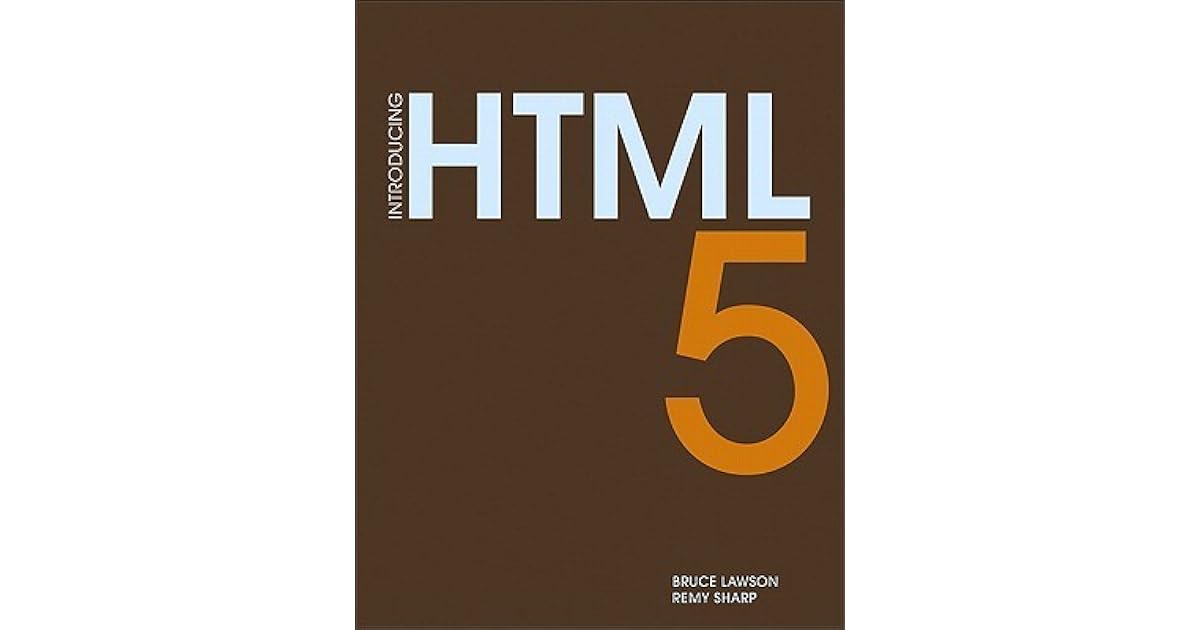 Introducing HTML5 by Bruce Lawson