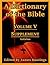 A Dictionary of the Bible: Volume V: Supplement -- Articles