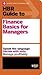 HBR Guide to Finance Basics for Managers (HBR Guide Series) (Harvard Business Review Guides)