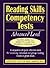 Reading Skills Competency Tests, Advanced Level