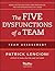 The Five Dysfunctions of a Team by Patrick Lencioni