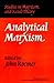 Analytical Marxism