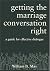 Getting the Marriage Conver...
