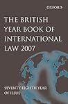 British Year Book of International Law 2007 volume 78