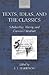 Texts, Ideas, and the Classics: Scholarship, Theory, and Classical Literature