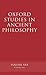 Oxford Studies in Ancient Philosophy by David N. Sedley
