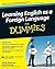 Learning English as a Foreign Language for Dummies