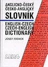 English-Czech and Czech-English Dictionary Thumb Index