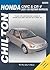 Honda Civic & CR-V 2001-06 Repair Manual (Chilton's Total Car Care Repair Manual)