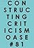 OASE 81: Constructing Criti...